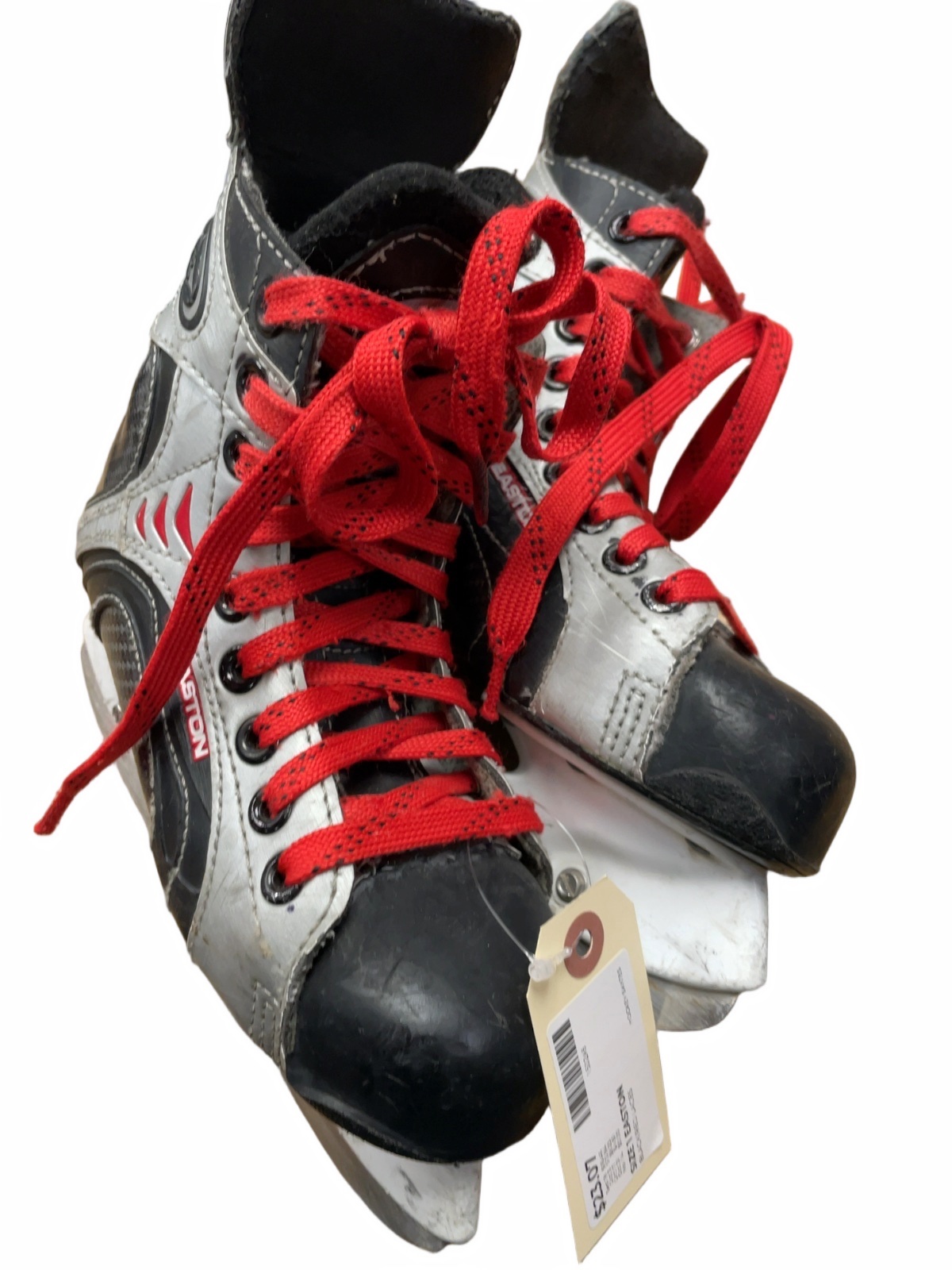Easton Hockey Skates Size 1 Black/Red Laces - image 1