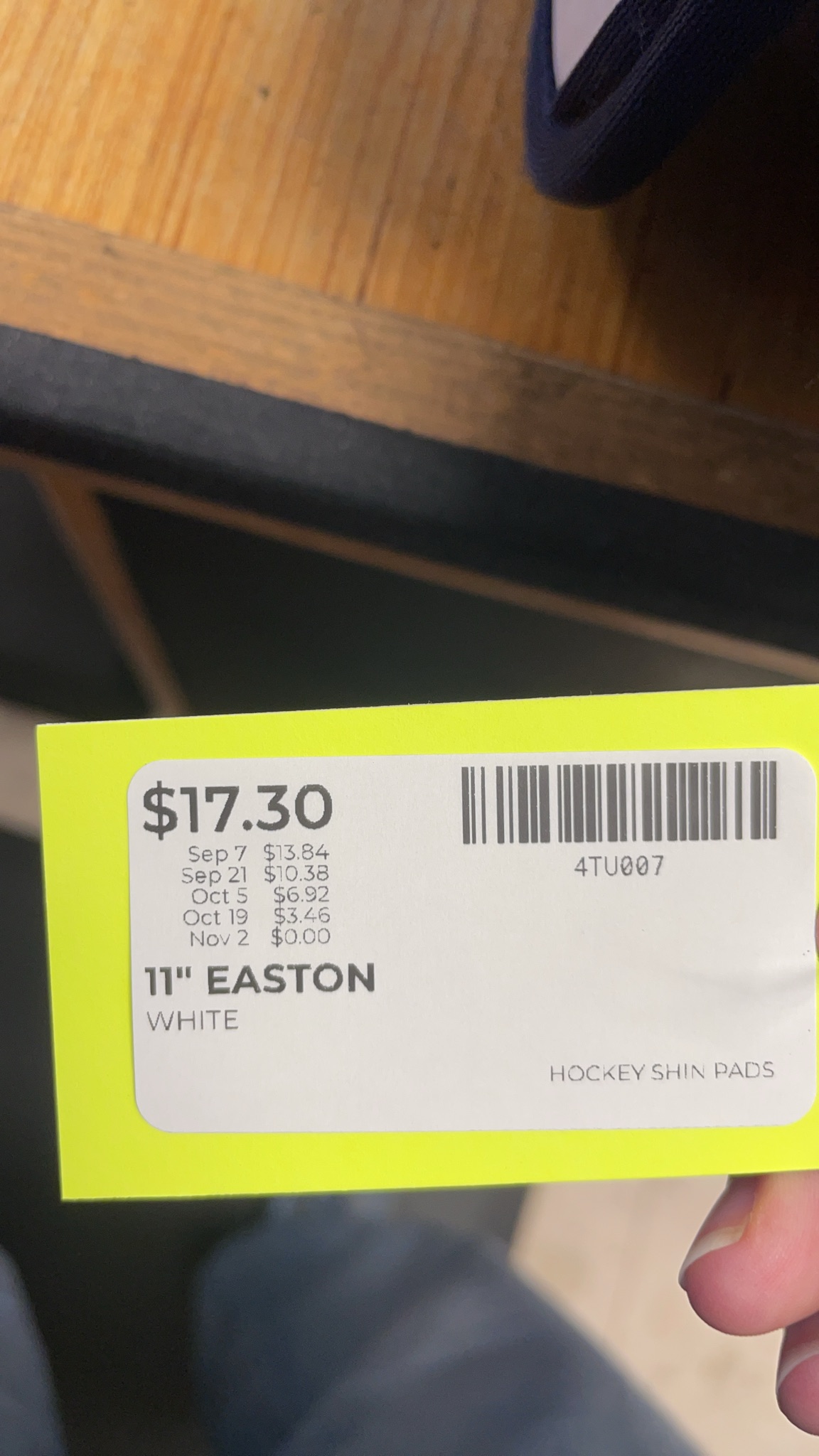 Easton Ideal Fit 11" Hockey Shin Pads