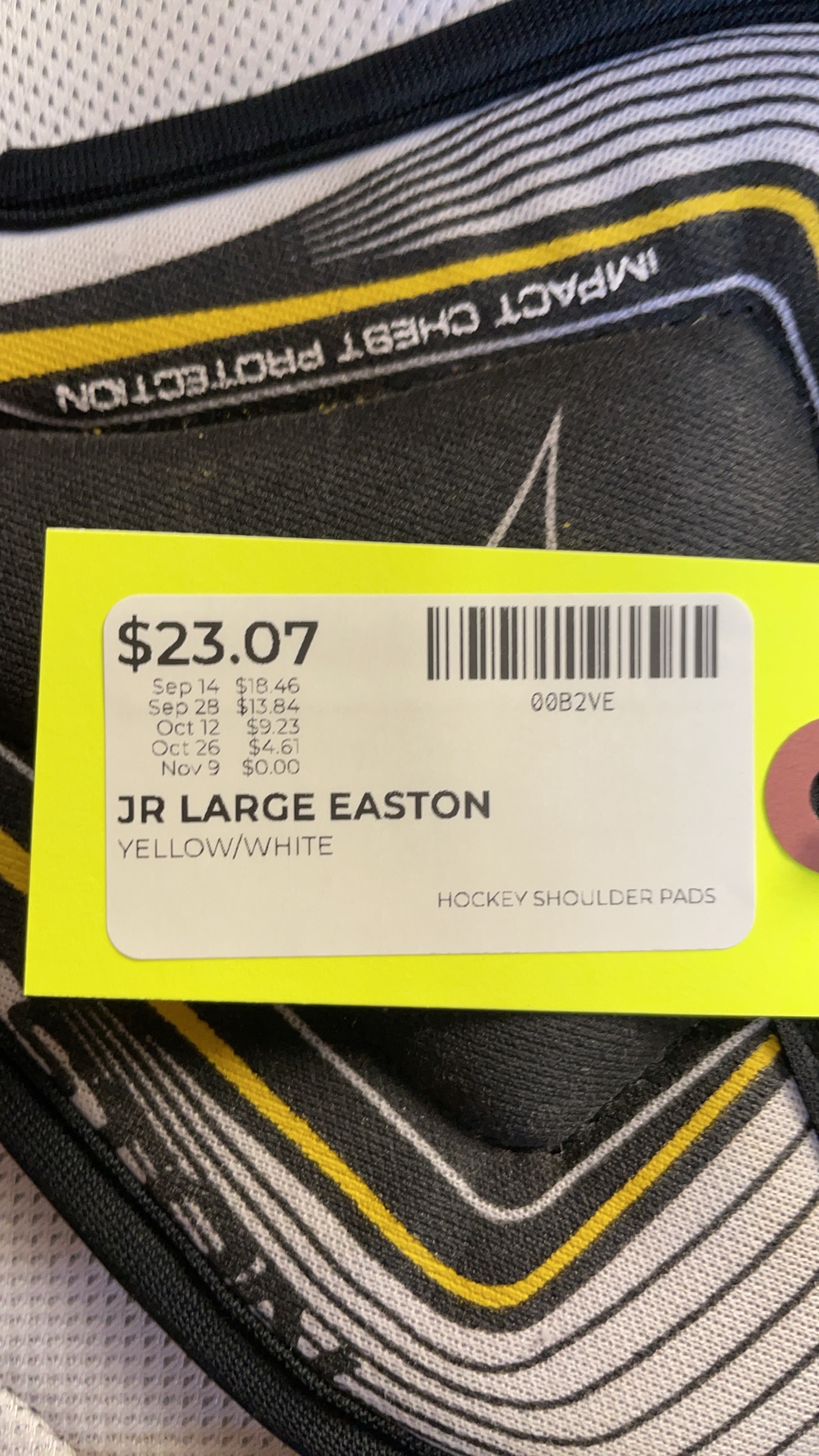 Easton Stealth S40 Junior Large Hockey Shoulder Pads