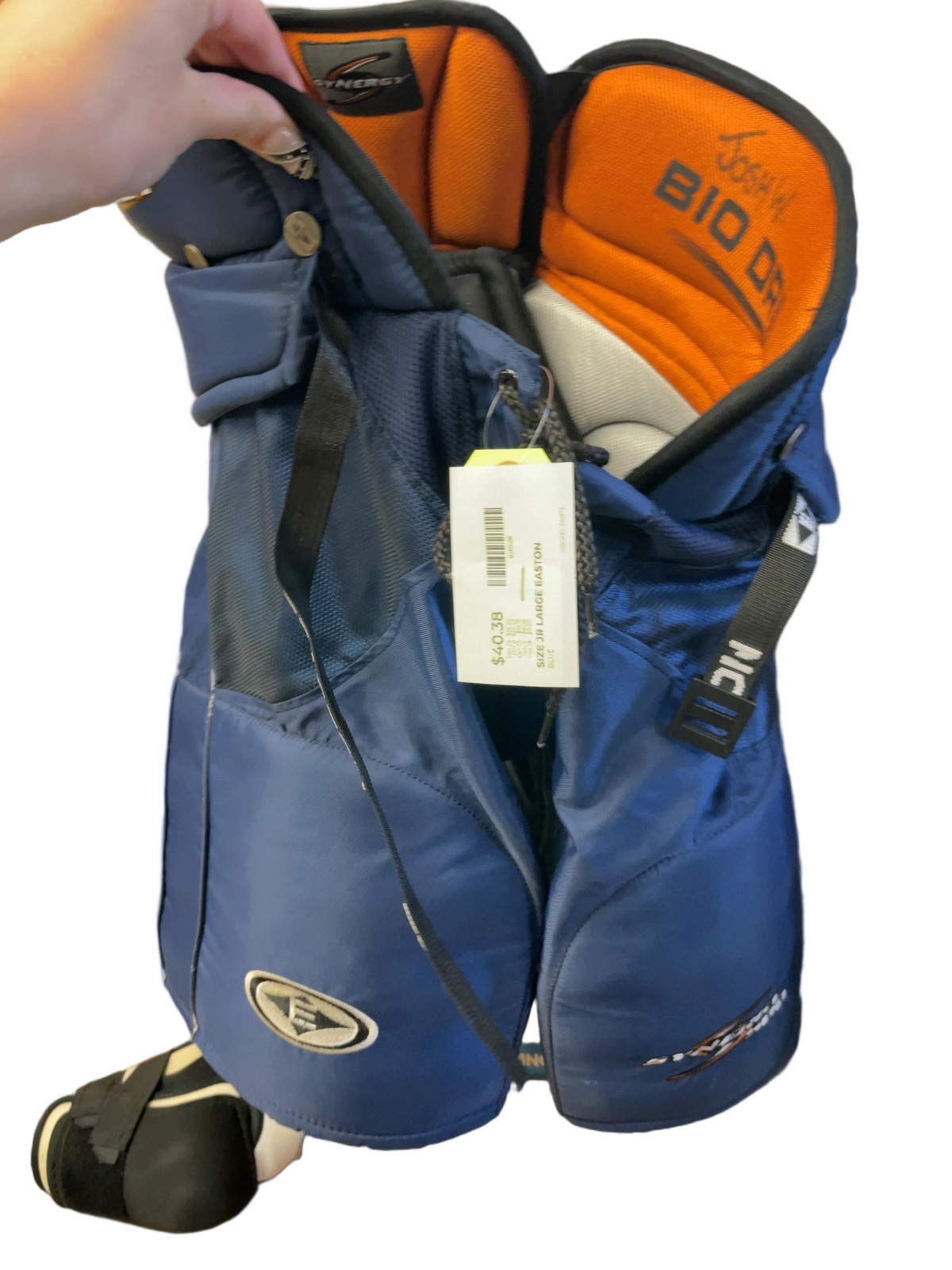Easton Synergy JR Large Blue Hockey Pants - image 1