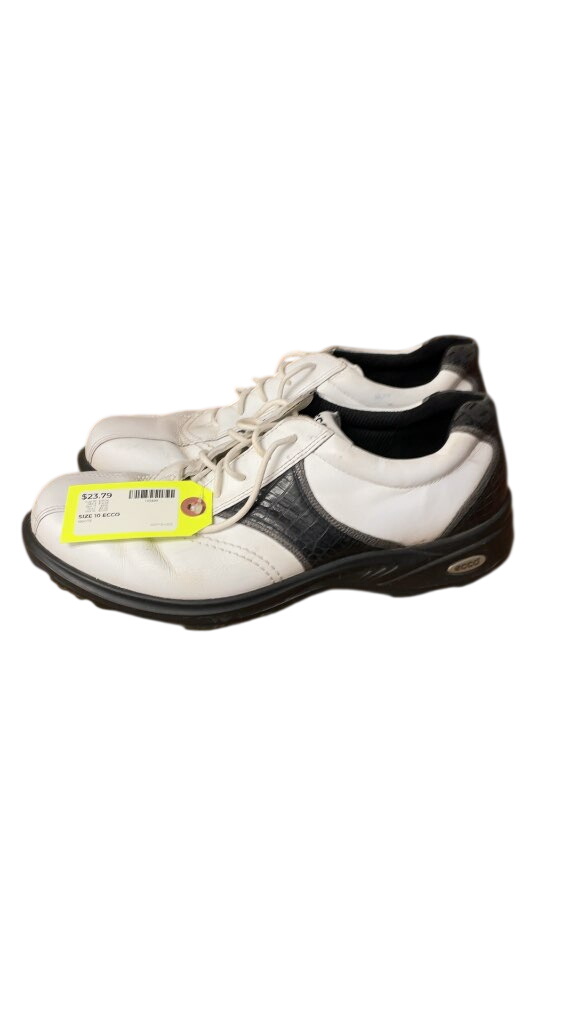 ECCO Golf Shoes Size 10 White - image 1