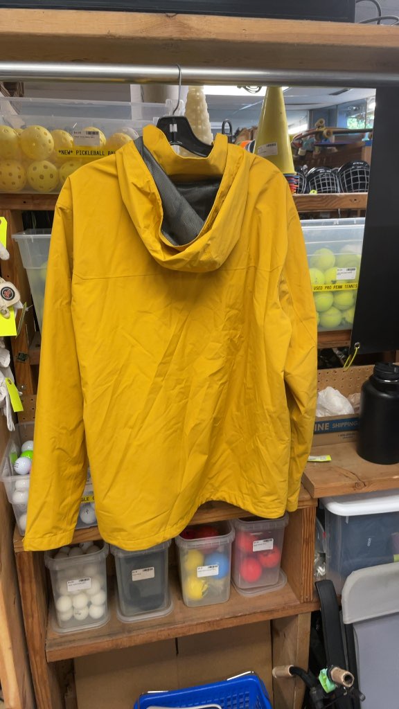 Eddie Bauer Yellow Rain Jacket