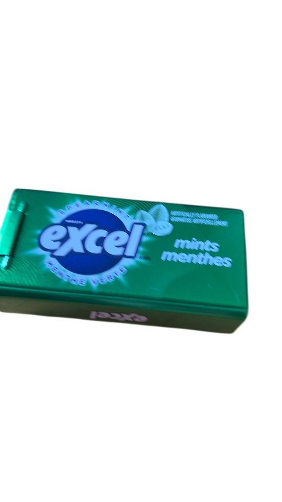 Excel Spearmint Mints Metal Tin Excellent Condition