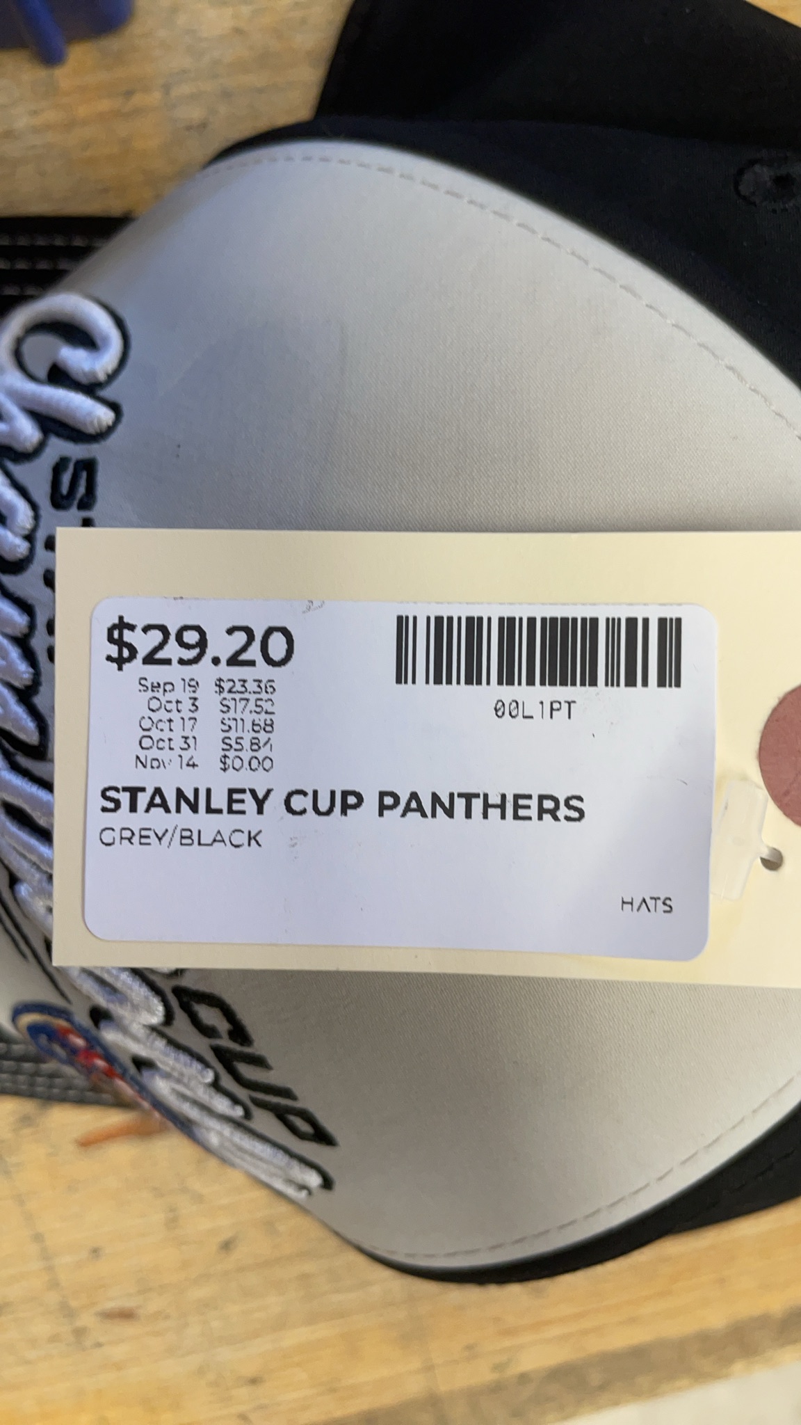 Fanatics Florida Panthers Stanley Cup Champions 2024 OSFM Snapback Hat
