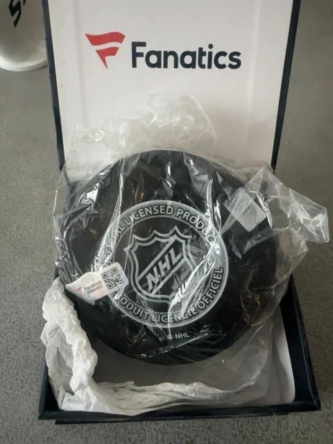 Mark Scheiflle Fanatics NHL 2011 Entry Draft Autographed Hockey Puck New in Box