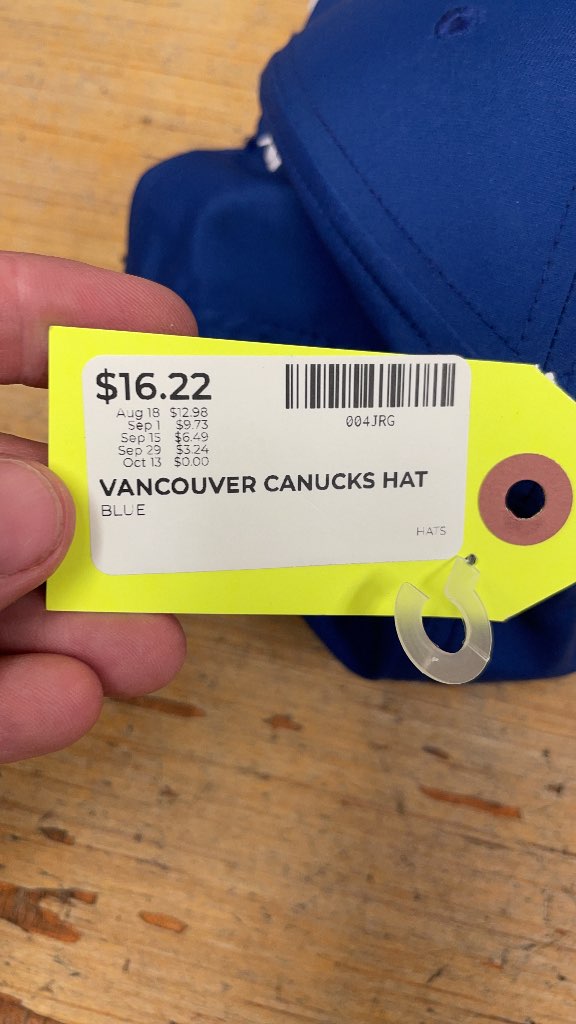 Fanatics Vancouver Canucks Blue Hat