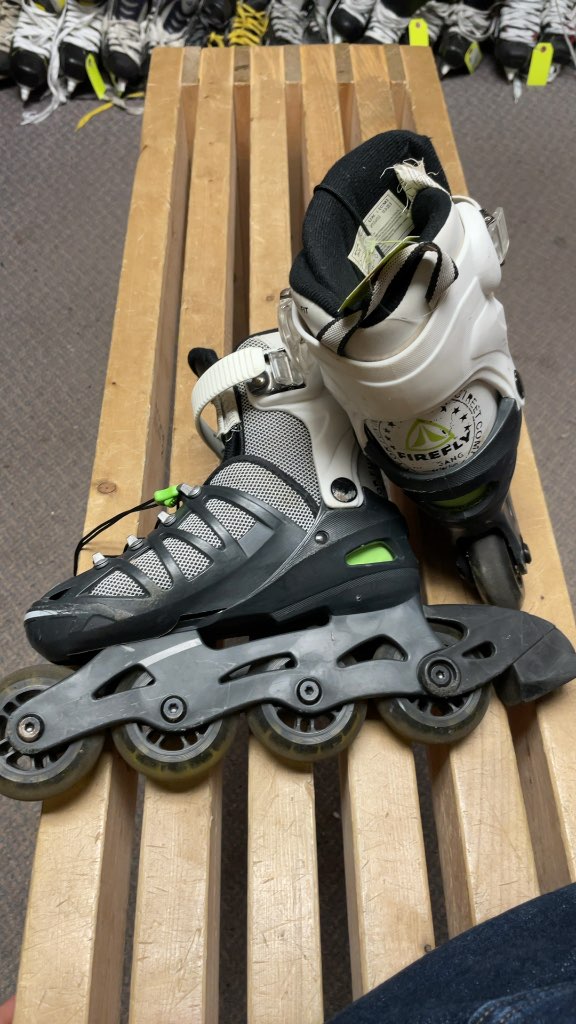 Firefly Size 1 Inline Skates - White/Grey
