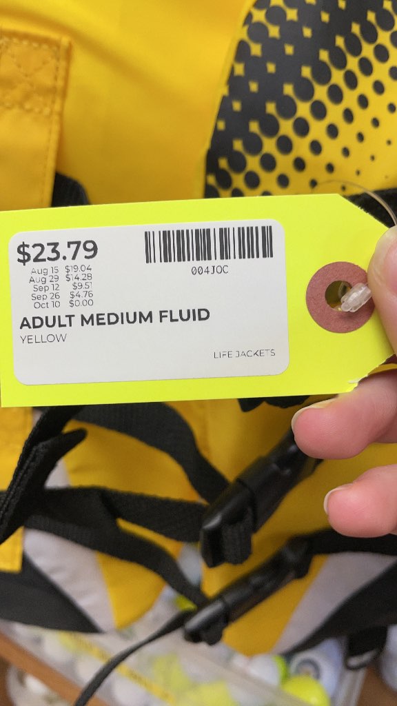 Fluid Adult Medium Life Jacket
