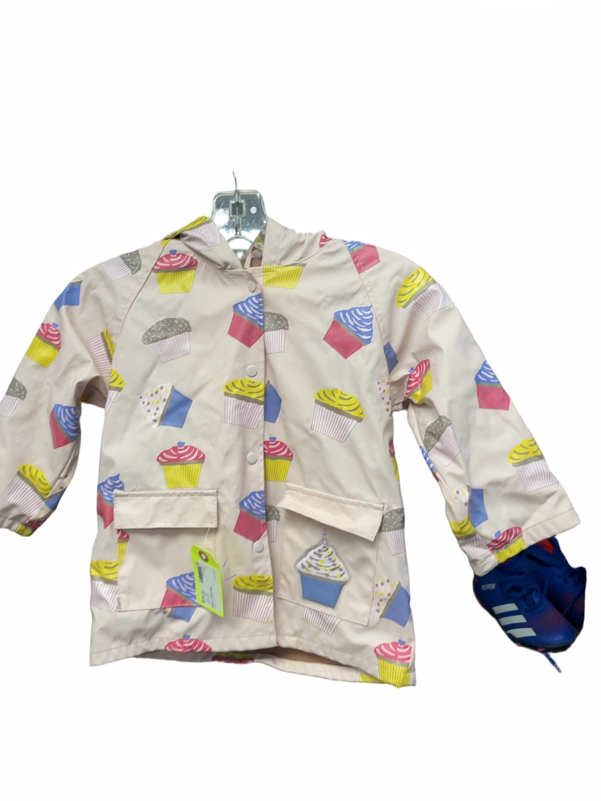 Foxfire Rain Jacket Size 4 Pink Cupcake Print - image 1