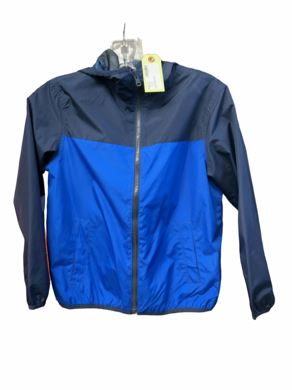Gap Kids Junior 8/9 Blue Hooded Jacket Shell - image 1