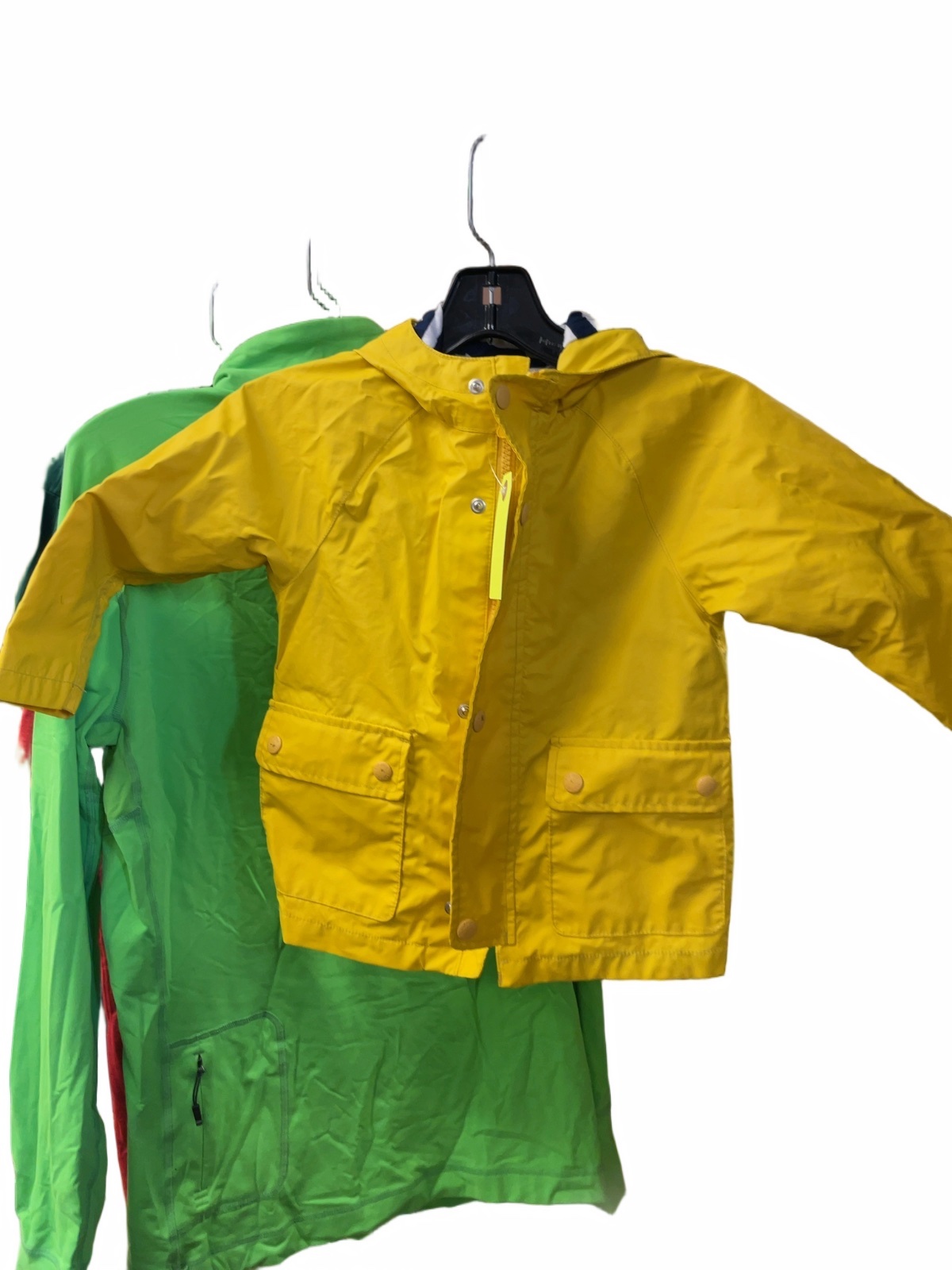 Gap Rain Jacket Size 3 Yellow Hooded - image 1
