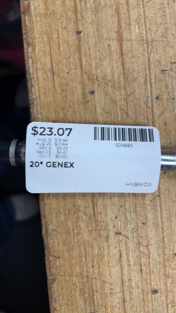 Genex 3DX Ironwood 3 Hybrid - 20°