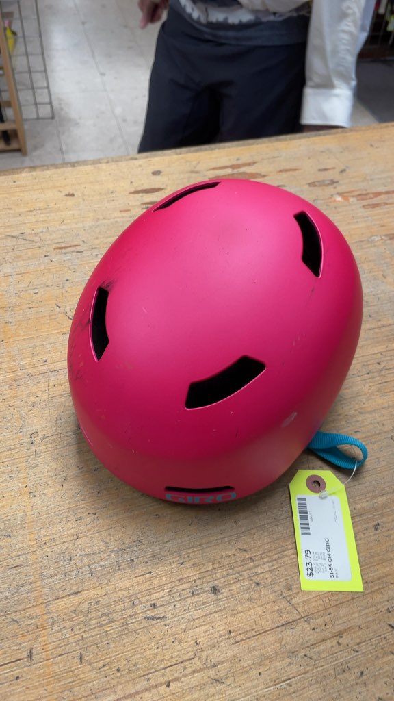 Giro Pink Cycling Helmet 51-55cm
