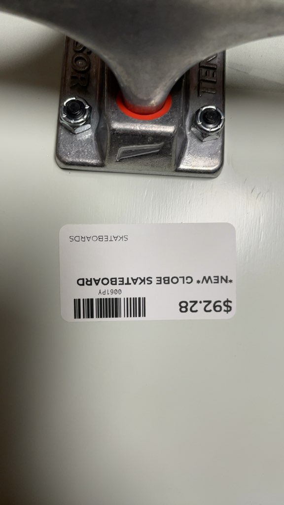Globe Complete Skateboard - White with Tensor Trucks