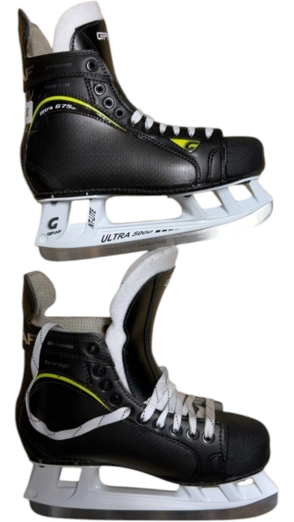 Graf Hockey Skates Ultra G75 SR Excellent Condition Size 8 - image 1