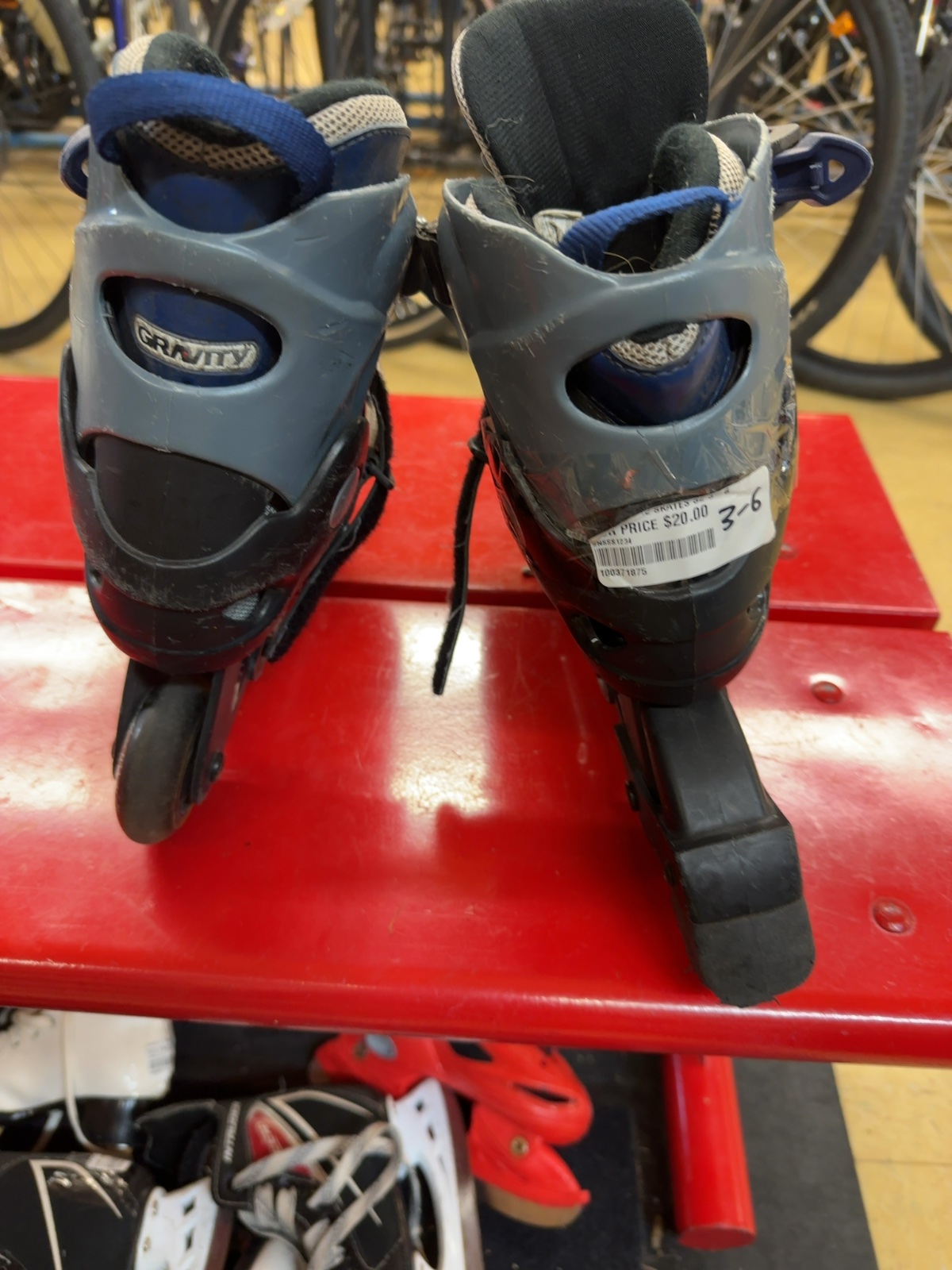 Gravity Edge 3E Adjustable Inline Skates - Size 3-6