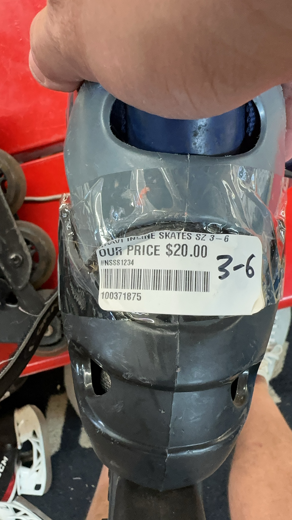 Gravity Edge 3E Adjustable Inline Skates - Size 3-6