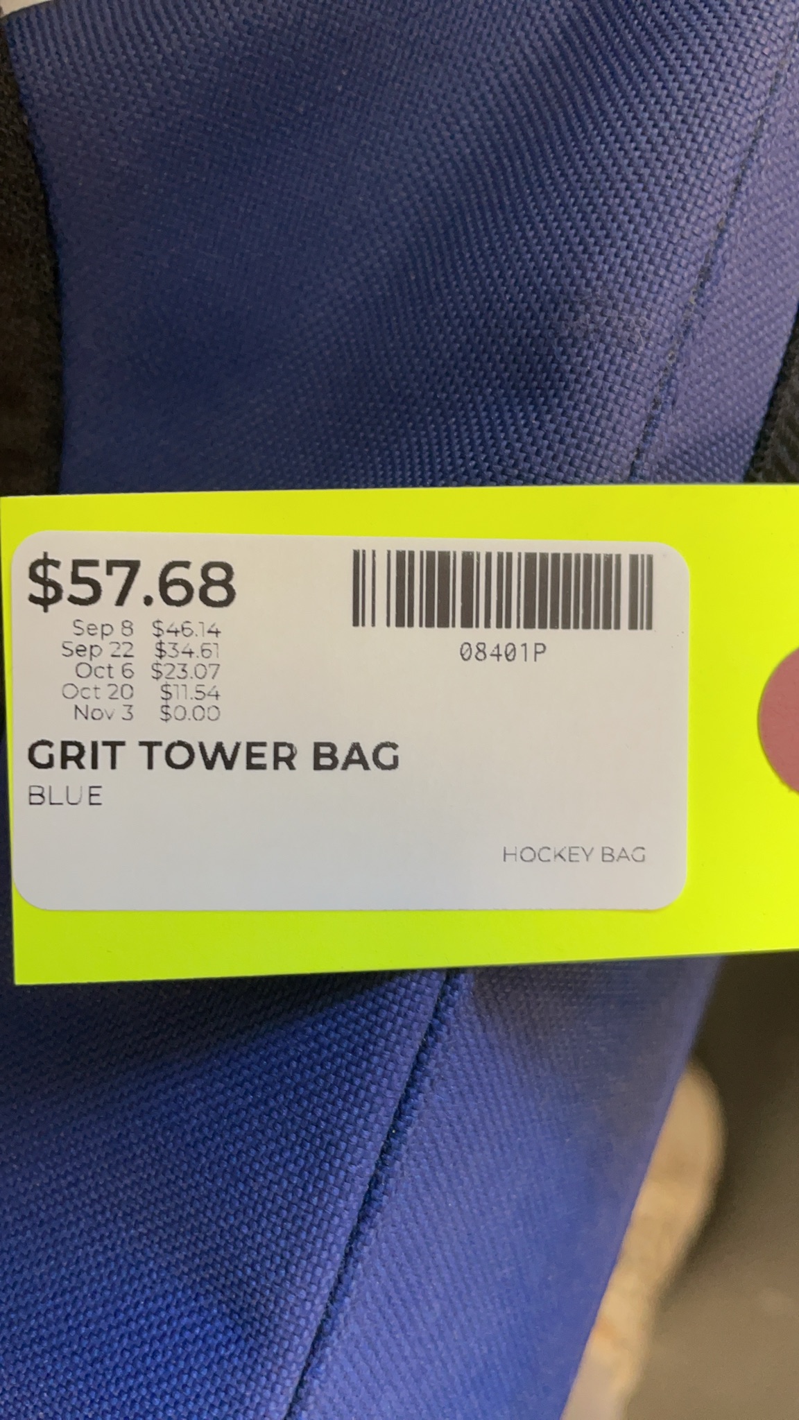 Grit Tower Hockey Bag - Blue