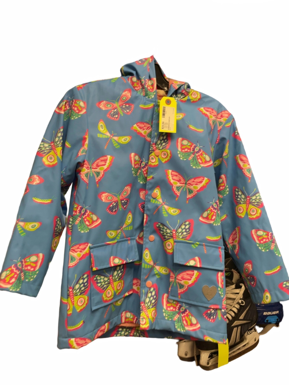 Hatley Rain Jacket Junior 8 Butterfly Print - image 1