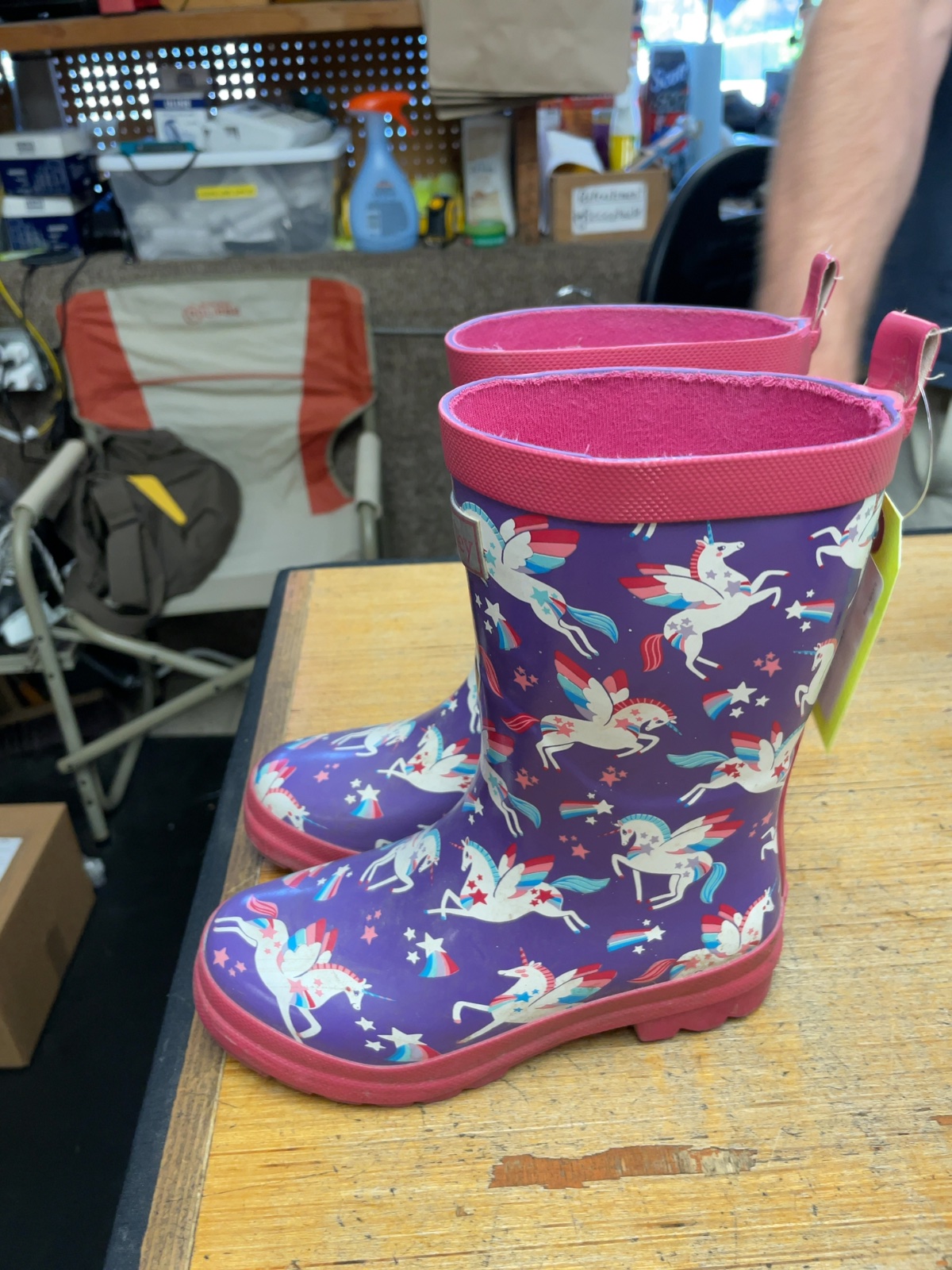 Hatley Unicorn Rain Boots Size 13C