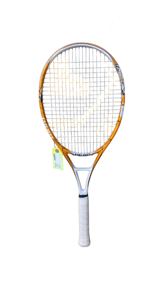 HEAD Microgel Tennis Racquet - White/Orange - image 1