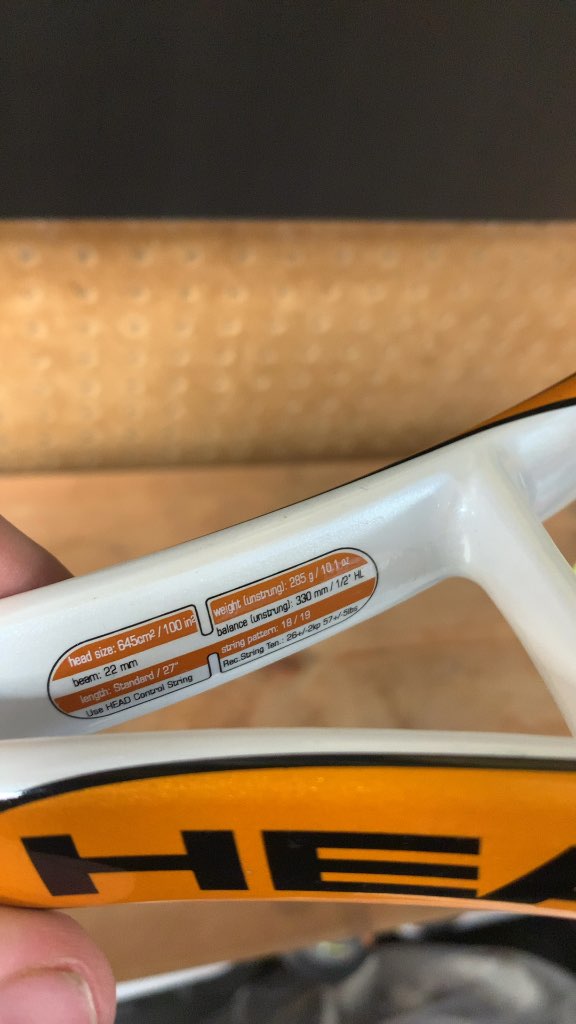 HEAD Microgel Tennis Racquet - White/Orange