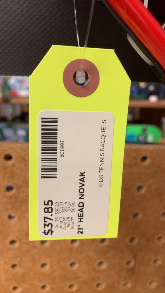 Head Novak 21 Junior Tennis Racquet