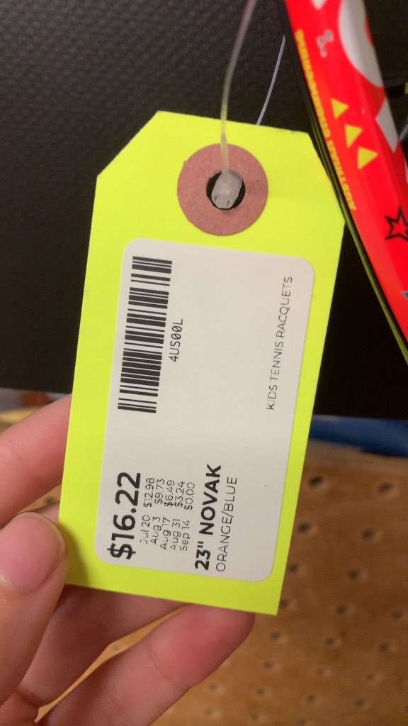 Head Novak 23 Kids Tennis Racquet