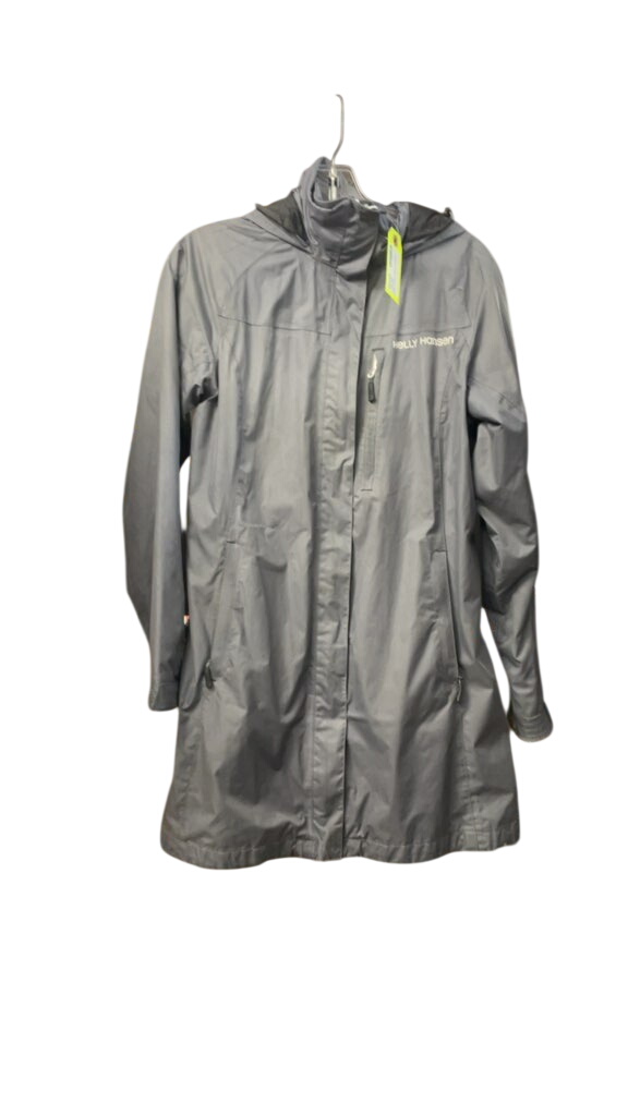 Helly Hansen Grey Rain Jacket - Size Small - image 1