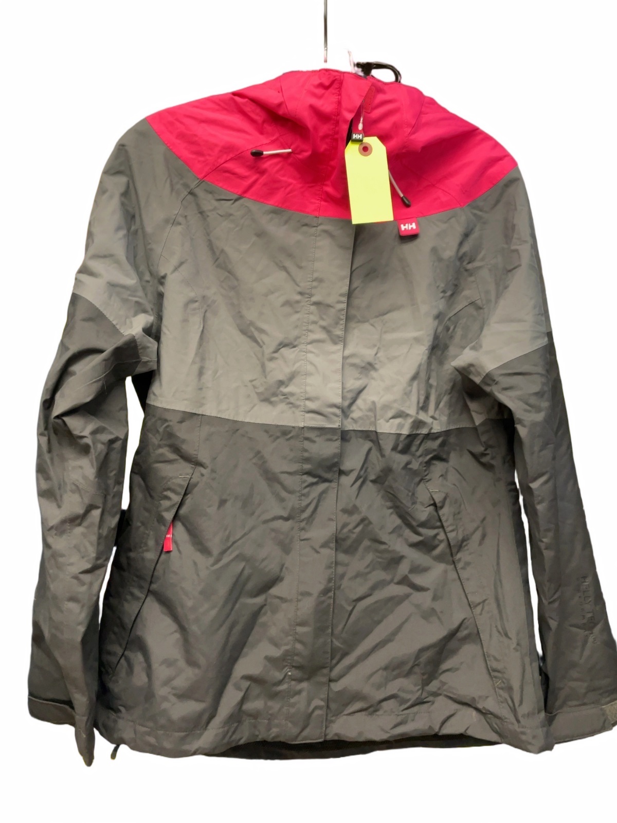 Helly Hansen HellyTech Performance Size Large Pink/Grey Rain Jacket - image 1