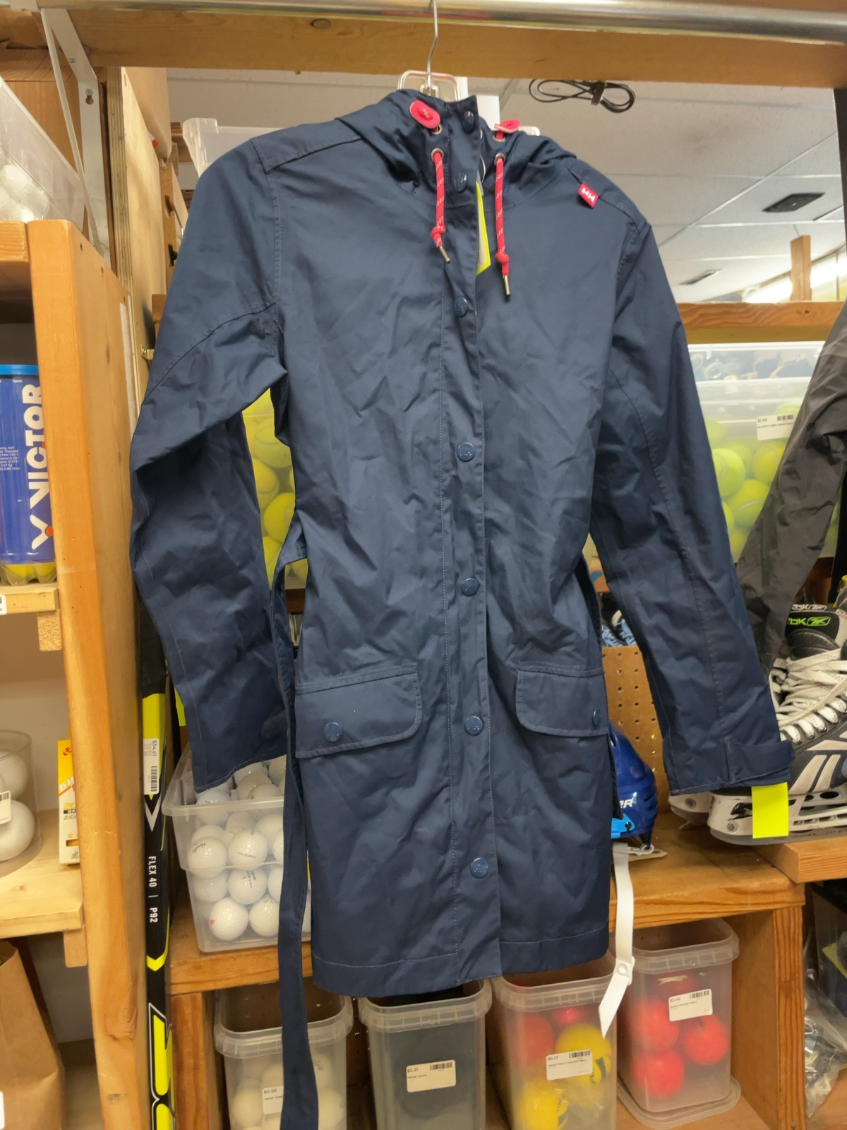 Helly Hansen HellyTech Small Blue/Pink Rain Jacket