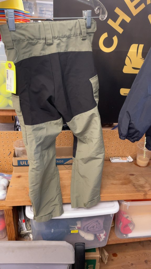 Helly Hansen Junior Pant Shell - Green/Black - Size 8