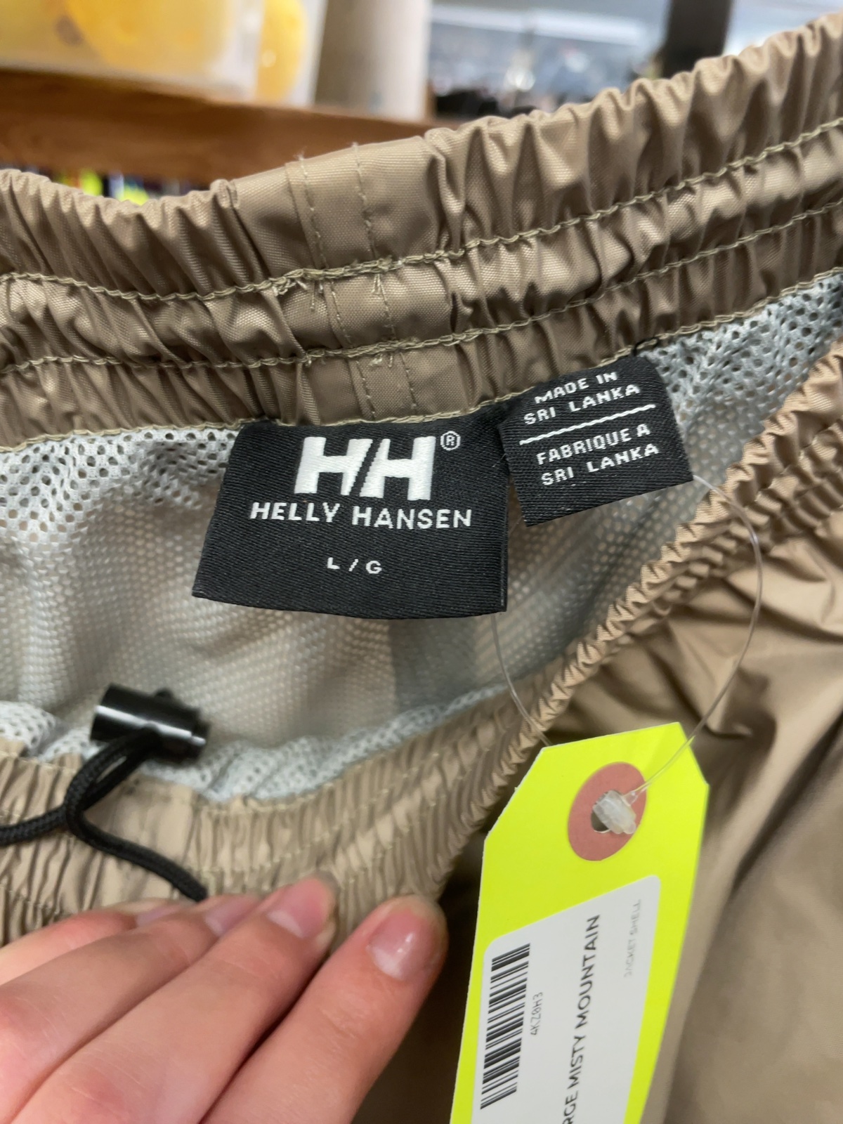 Helly Hansen Misty Mountain Size Large Rain Pants