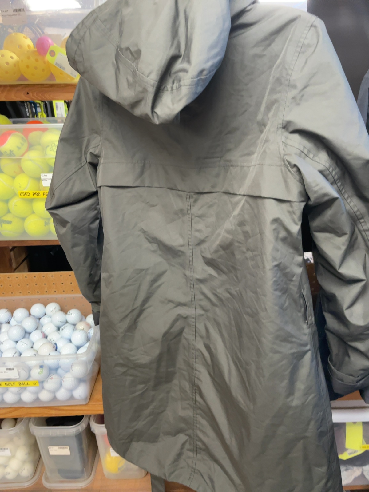 Helly Hansen Rain Jacket Medium Green