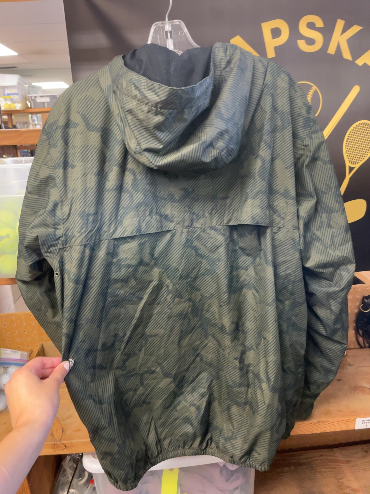 Helly Hansen Rain Jacket Size L Green