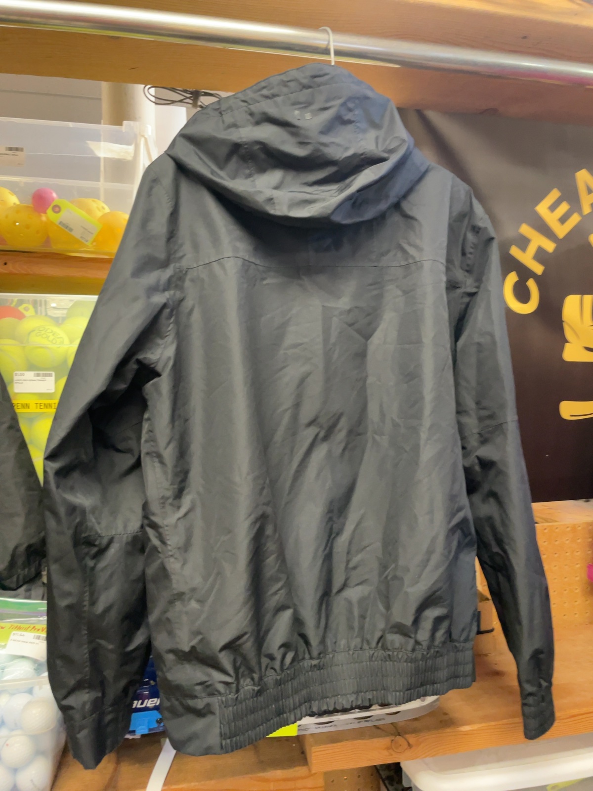 Helly Hansen Rain Jacket Size Medium Black