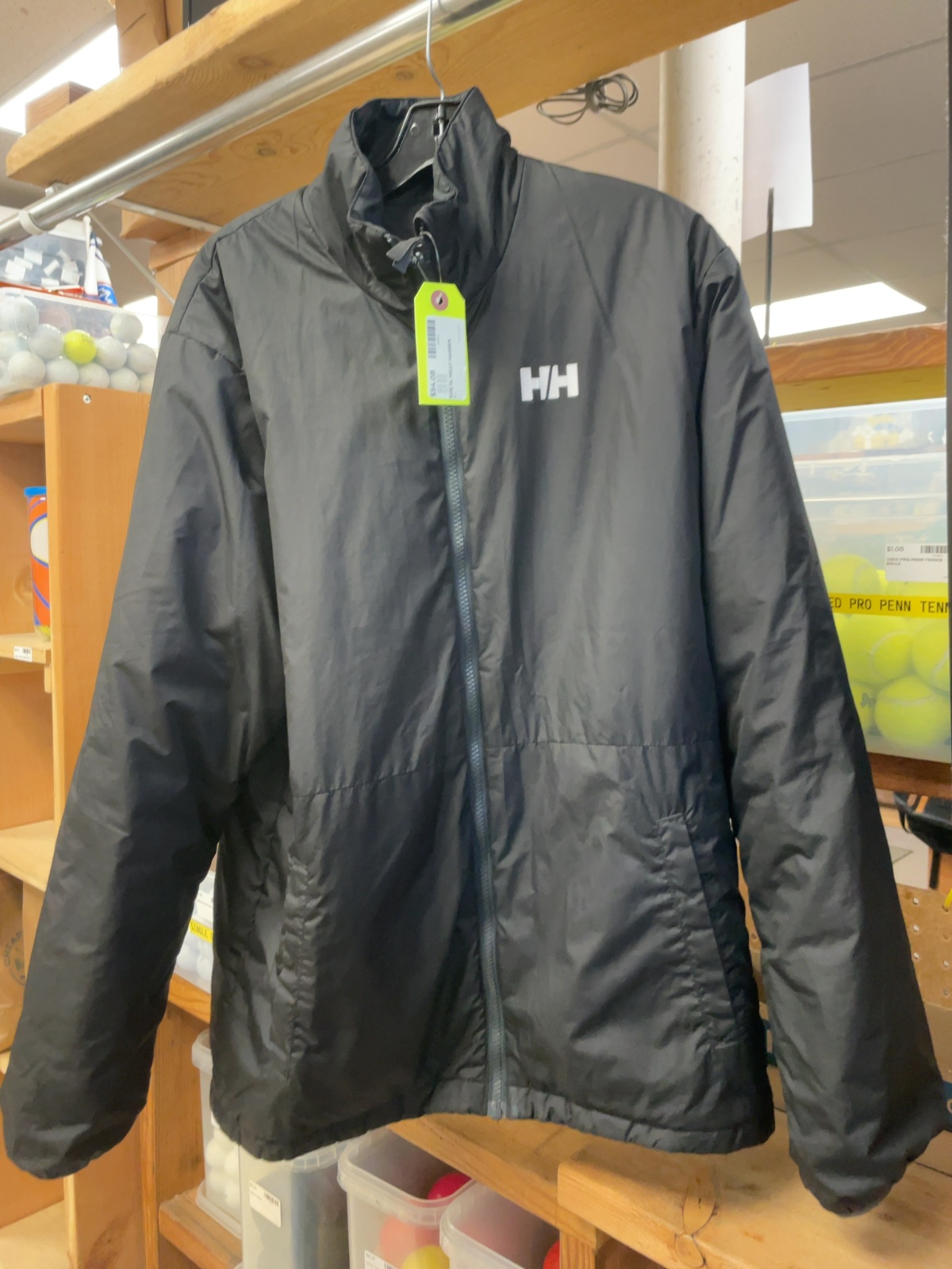 Helly Hansen Rain Jacket Size XL Black