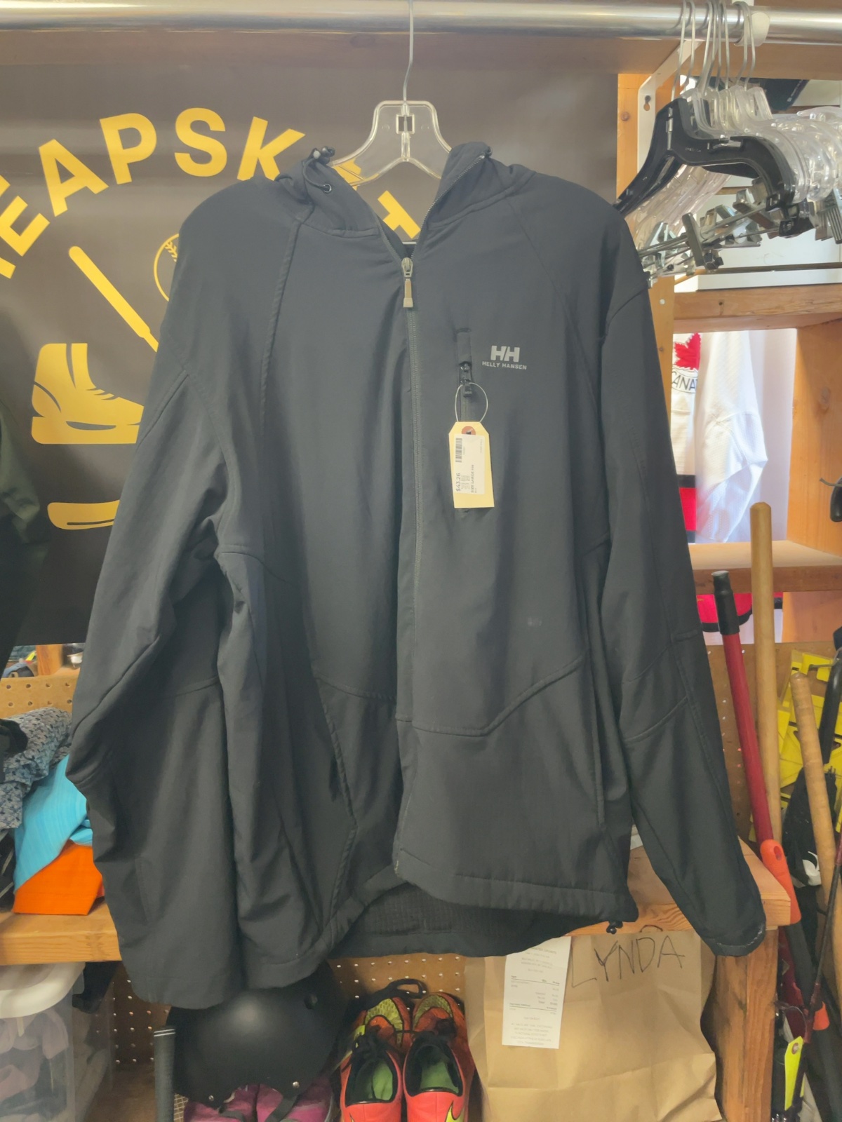 Helly Hansen Shell Jacket Size L Black