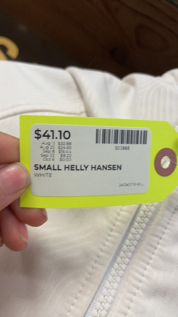 Helly Hansen Women's Small White Softshell Hooded Jacket