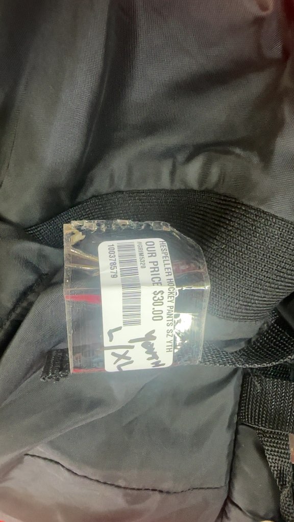Hespeler Hockey Pants Pro 77 Youth L/XL Black