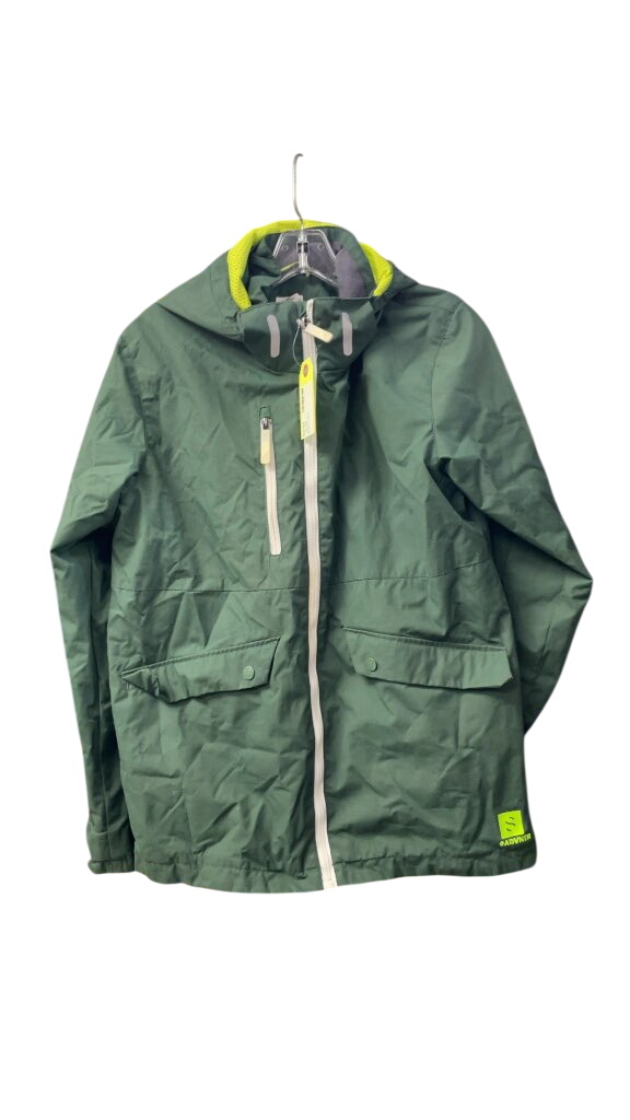 H&M Junior Rain Jacket - Green - Size 13/14