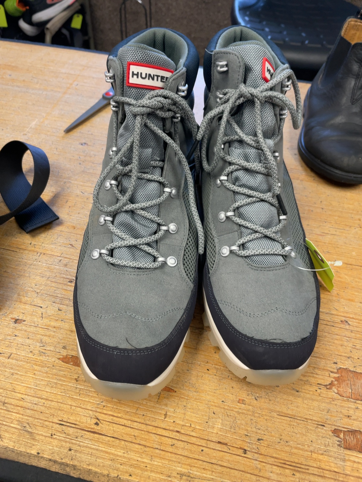 Hunter Hiking Boots Size 12 Navy