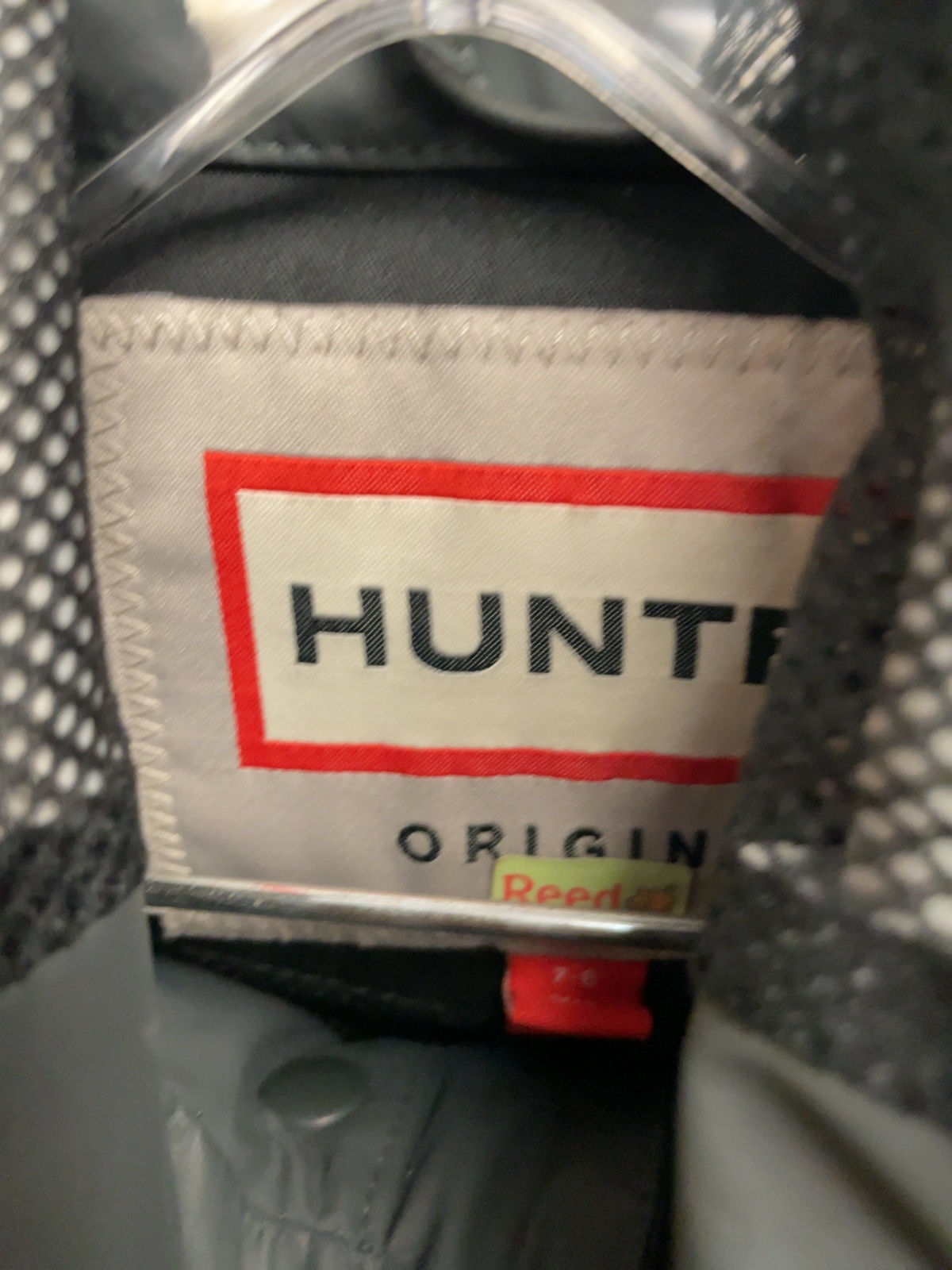 Hunter Original JR 7/8 Grey Rain Jacket