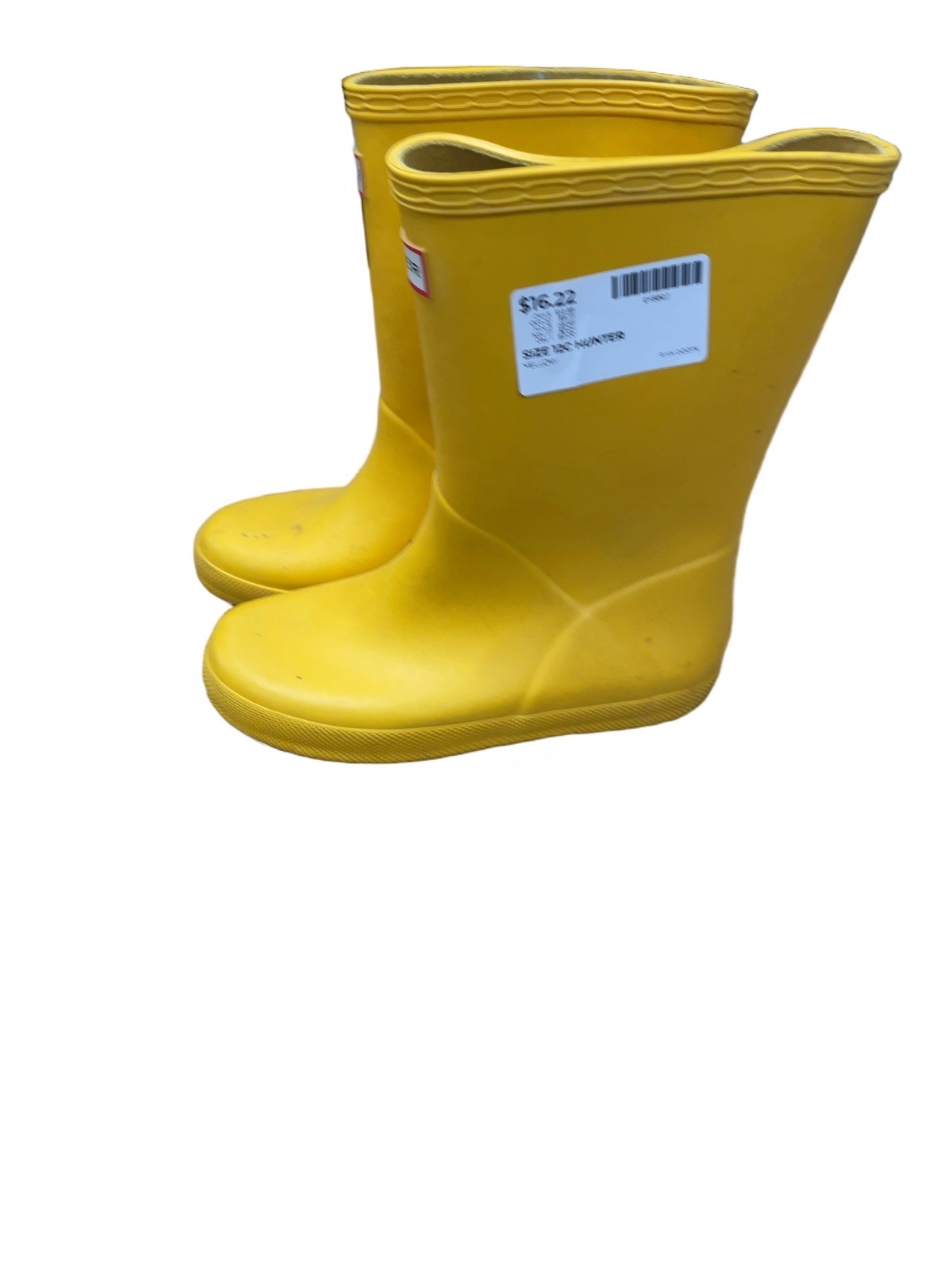 Hunter Rain Boots 12C Yellow - image 1