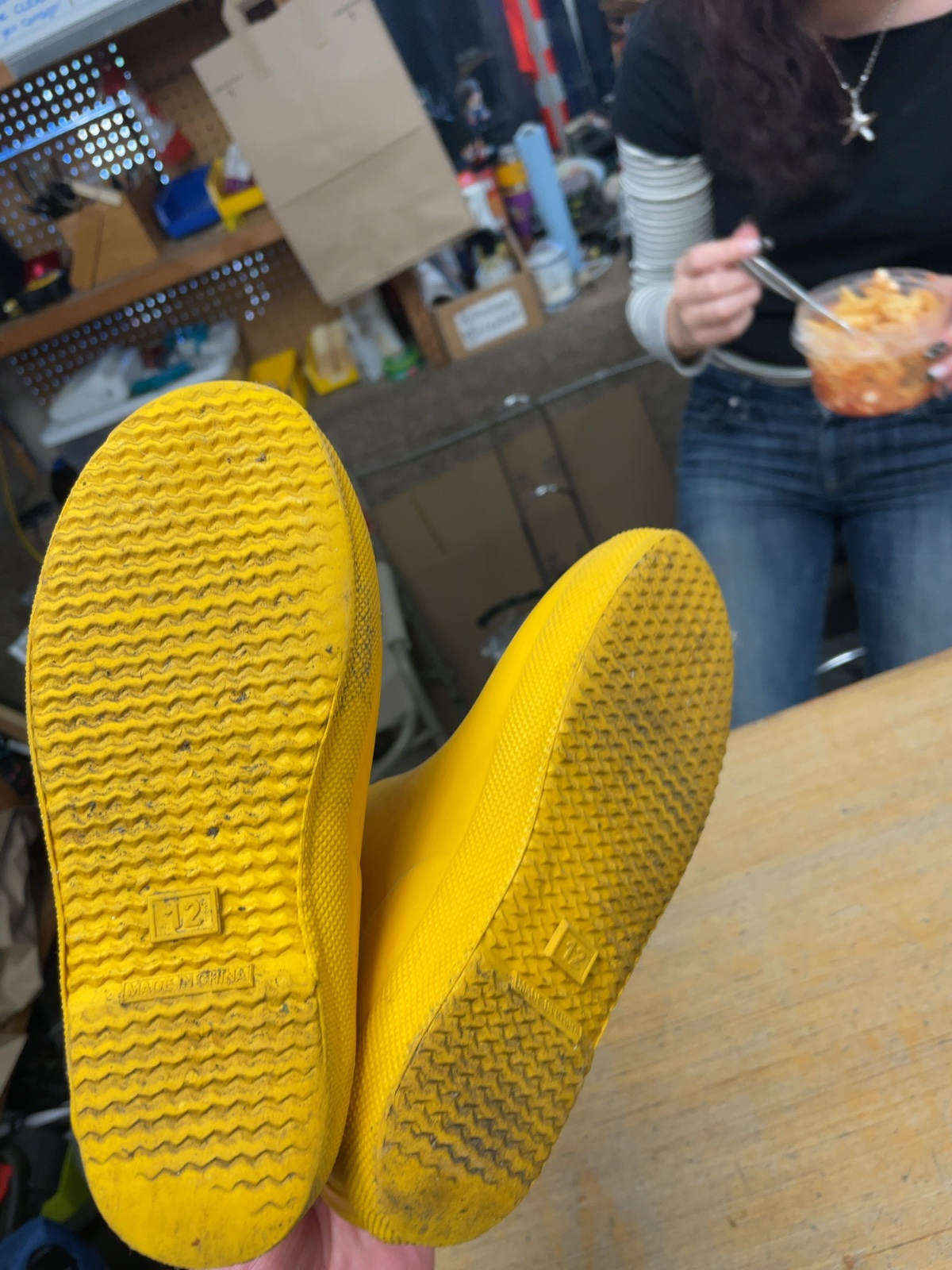 Hunter Rain Boots 12C Yellow