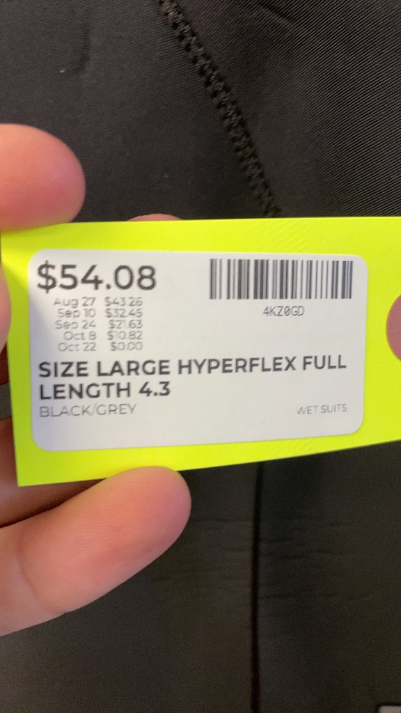 Hyperflex Cyclone 2 4.3mm Full Length Wetsuit