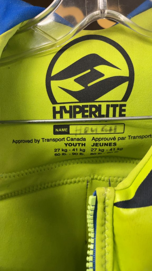 Hyperlite Youth Life Jacket (60-90 lbs)