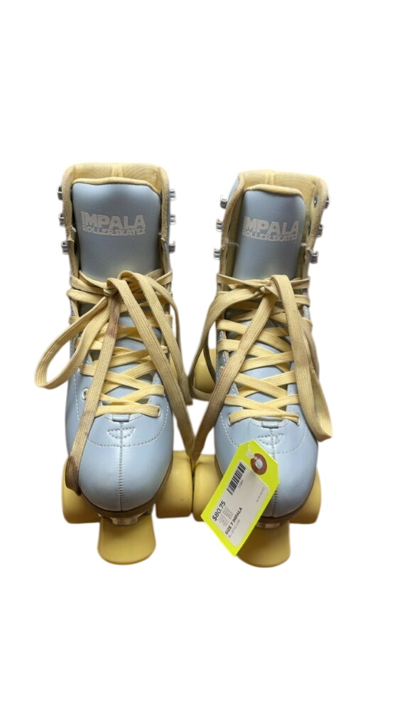 Impala Quad Roller Skates - Size 7 - Blue/Yellow - image 1