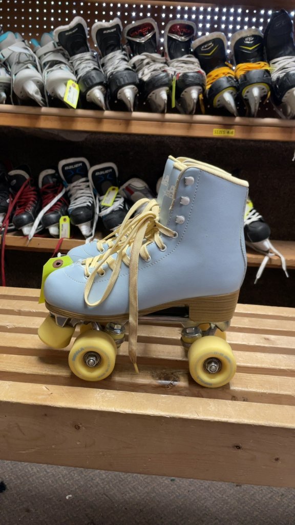 Impala Quad Roller Skates - Size 7 - Blue/Yellow