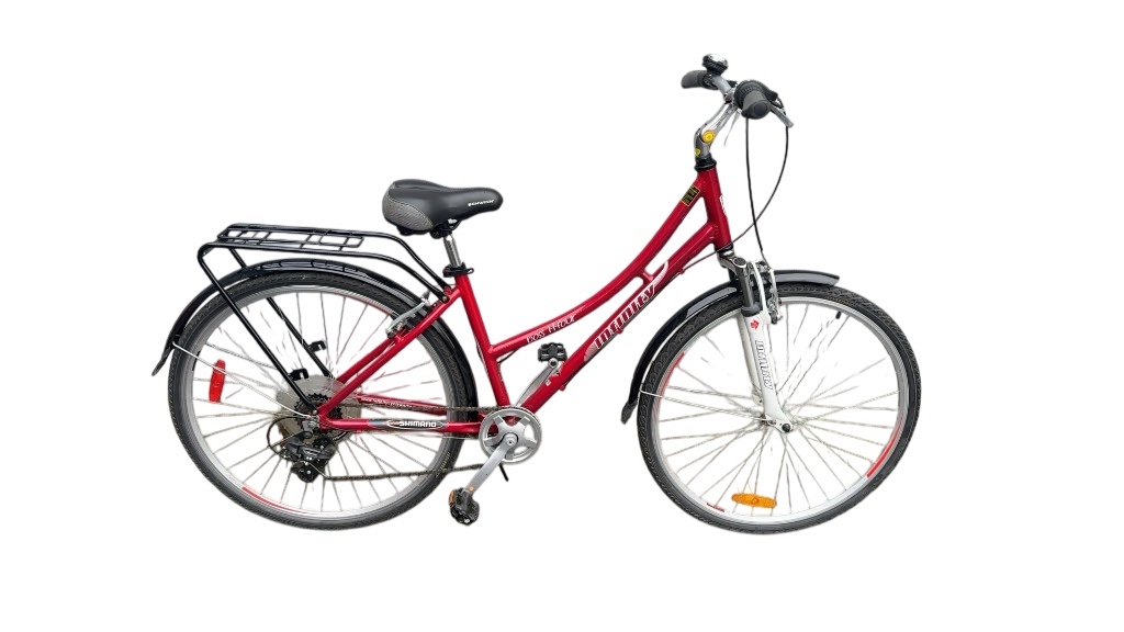 Infinity Boss H-Four Hybrid Bike Red Used - image 1